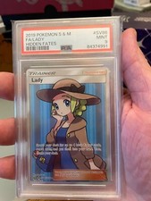 2019 Pokémon Lady SV86/SV94 Full Art Hidden Fates Shiny Vault Holo PSA 9