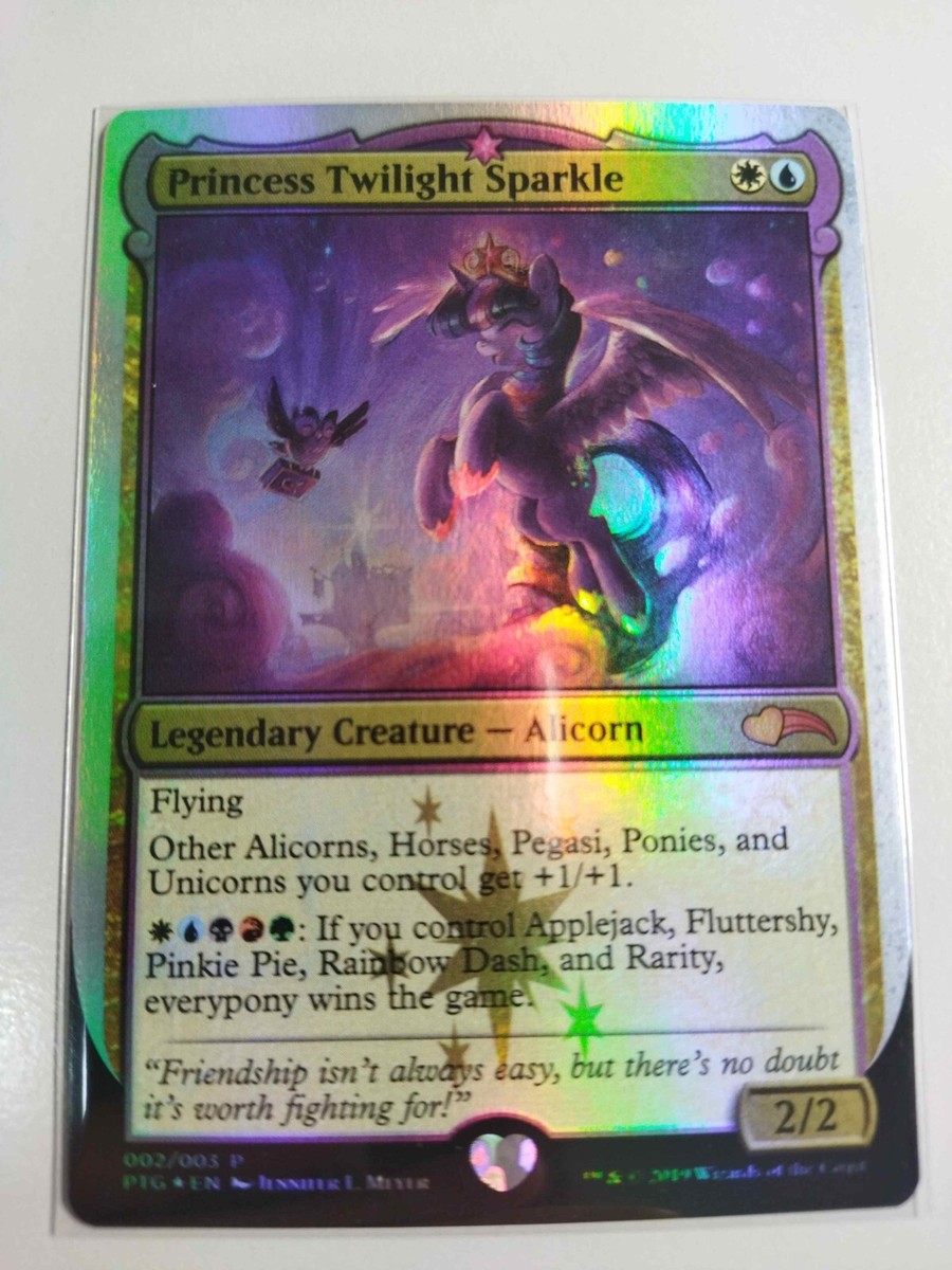 MTG English Foil Princess Twilight Sparkle Ponies: The Galloping Promo NM |  eBay