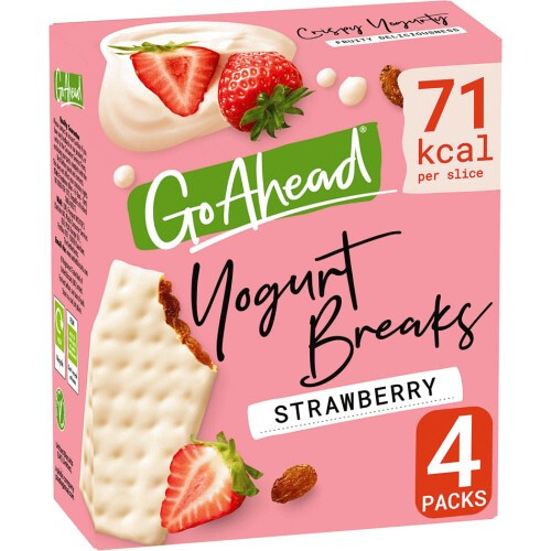 Go Ahead Yogurt Breaks Strawberry Bars 3 x 4 Pack - Picture 2 of 3