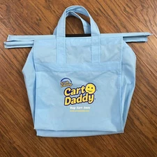 Cart Daddy by Scrub Daddy Shopping Cart Bag Grocery Reusable Shopping Bag Blue