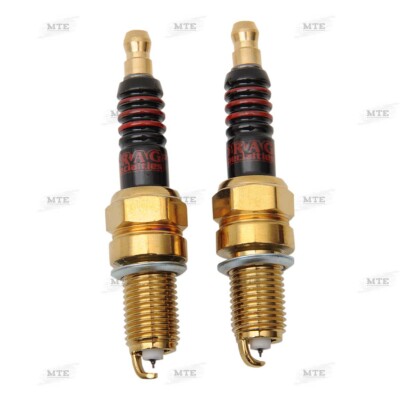 Zündkerzen Set Gold Iridium passend für Harley XL Motoren 86-24 CR9EIX 12 mm