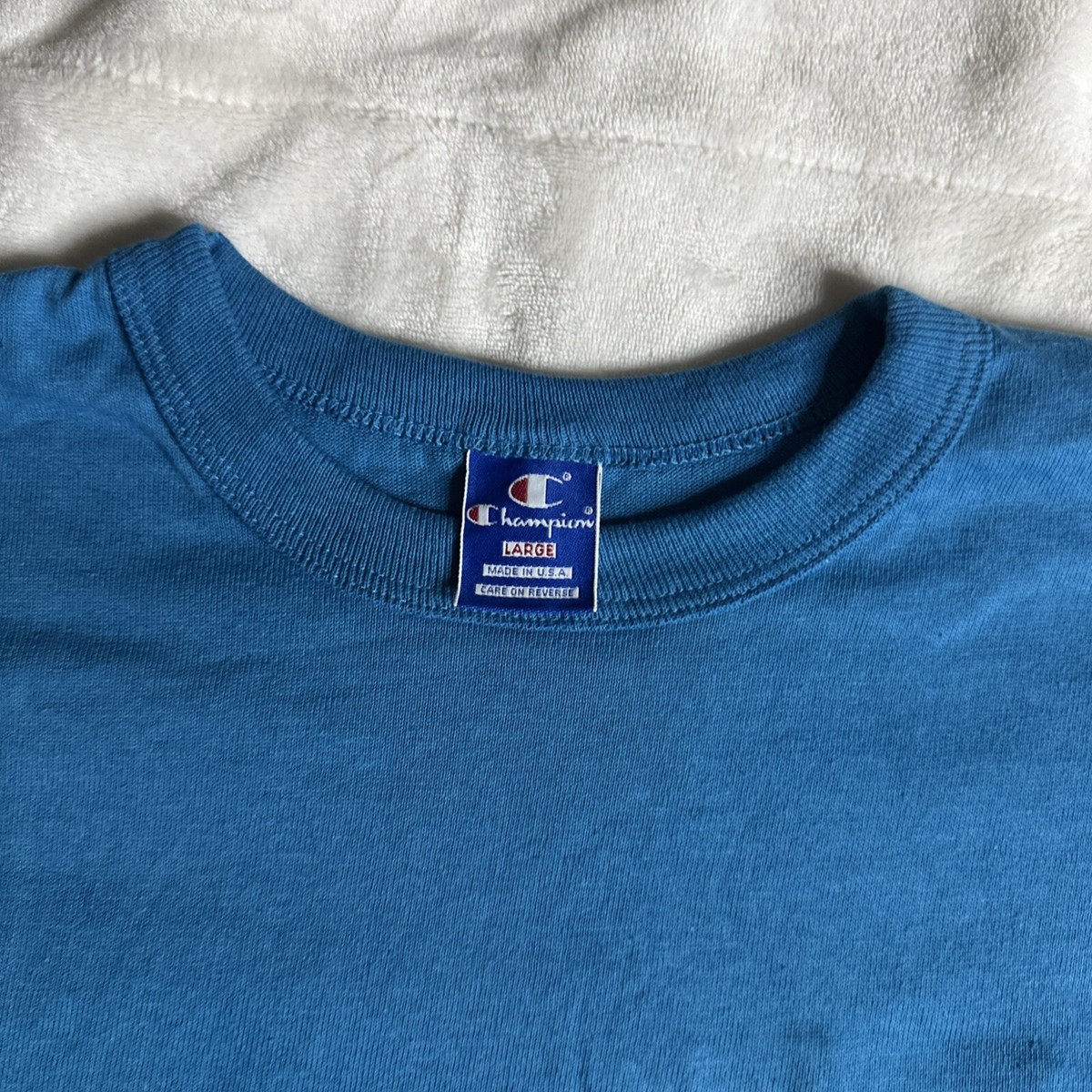 【夏だけsale!!!】80s USA製CHAMPION MICHIGAN M NWT Vintage 80s Champion Mens M Michigan State Blue Gym T