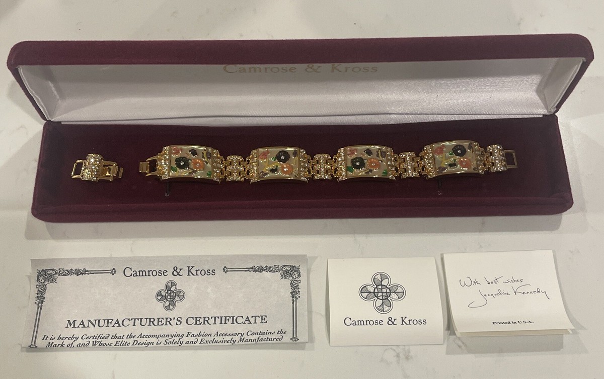 RARE Camrose & Kross Jacqueline Jackie Kennedy Spring Blossom