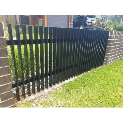 Batten Modern Custom Fence Black White Grey aluminium Blade Fencing Finn Style - Picture 2 of 16