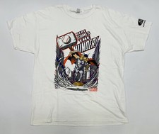 NY Mets Marvel Thor Shirt Noah Syndergaard Mens XL White Ford SGA Baseball Tee