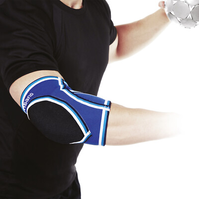 Rehband Ellbogenschoner Handball Ellenbogenbandage mit Polsterung für Sport