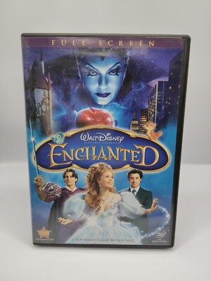 Enchanted Full Frame DVD 2007 (Amy Adams, Patrick Dempsey, James Marsden)  Disney