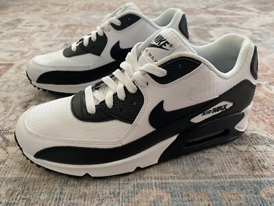Nike Air Max 90 'White Black' Size 9.5W, 8M | eBay