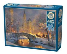 Winter in the Park 500 Piece Jigsaw Puzzle Cobble Hill New