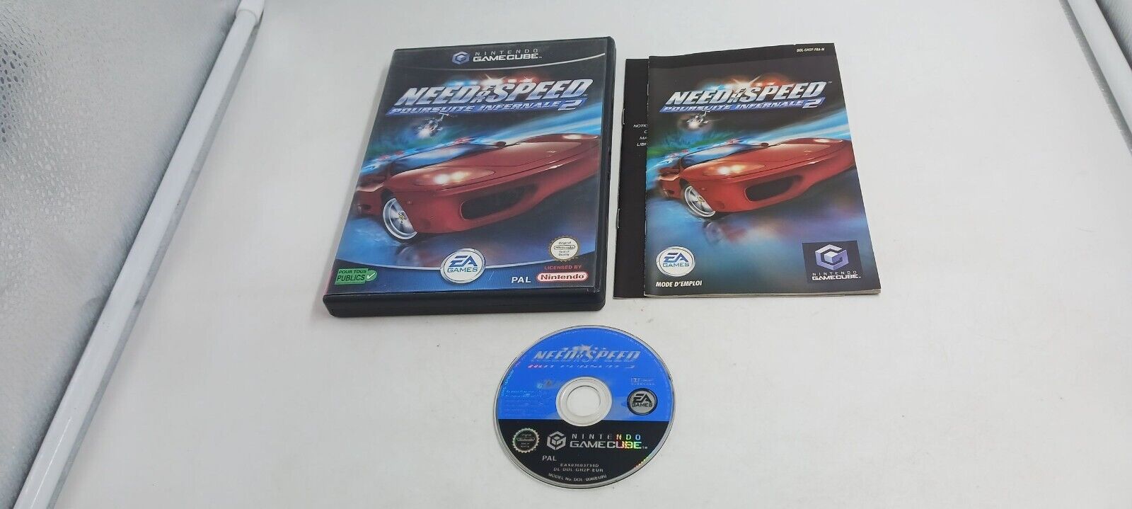 Jeu Nintendo Gamecube Game Cube Need for Speed Poursuite Infernale 2 complet