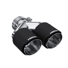 Mbrp T5183cf Carbon Fiber Dual 4 Exhaust Tip For 3 Tailpipe Driver Side
