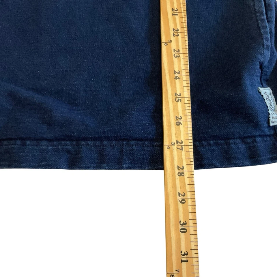 Sudadera con capucha Lucky Brand para mujer etiqueta gris azul denim pulóver talla M Rancher Foto 4 de 4