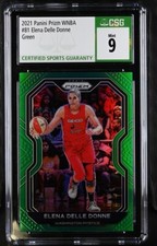 2021 Panini Prizm WNBA #81 Elena Delle Donne Green CSG 9 Mint Pop 1 none higher