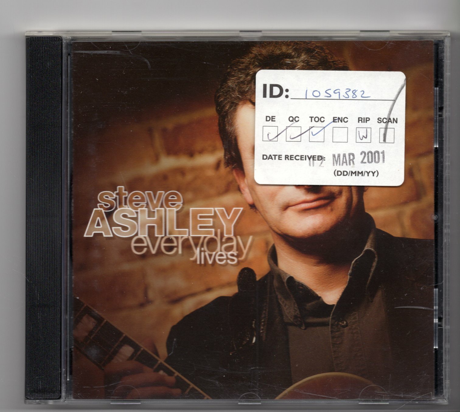 (JG155) Steve Ashley, Everyday Lives - 2001 CD