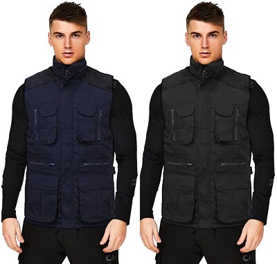 Herren Bodywarmer Workguard gepolsterte Weste Körperwärmer mehrere Taschen Jacke Jungs Jungs