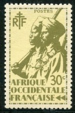 TIMBRE // COLONIES FRANCAISES AFRIQUE OCCIDENTALE FRANCAISE NEUF N° 5 ** 