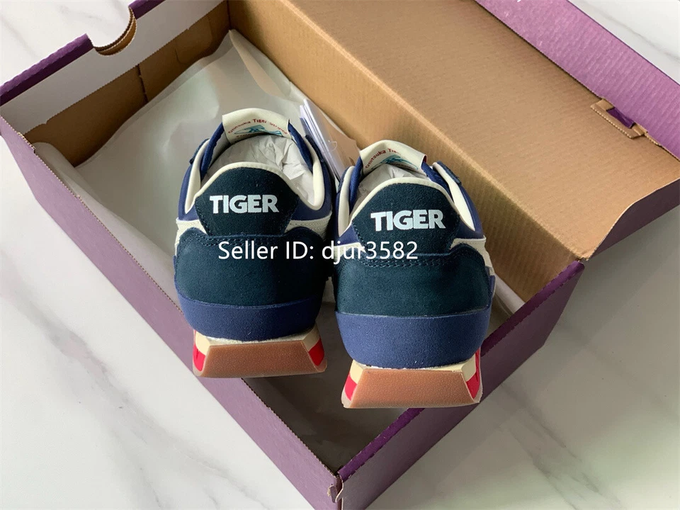 Zapato Onitsuka Tiger Ultimate 81 Nm Azul Marino Cómodo Antideslizante Resistente al Desgaste Foto 4 de 4