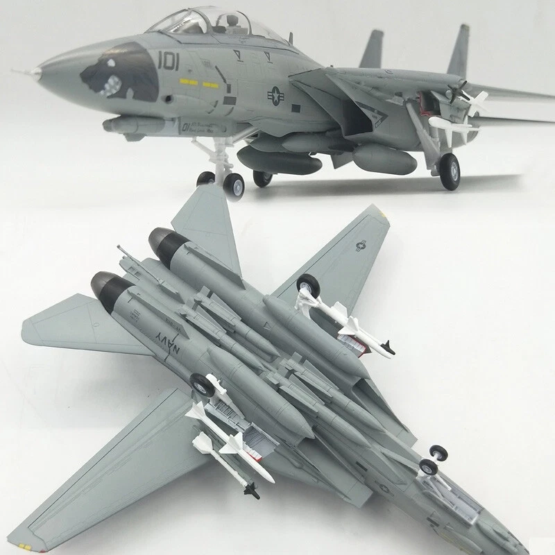 Modelo de avión F14 Black Lion F-14D de combate macho 1/72 de la Marina de los Estados Unidos VF-213 Foto 3 de 4