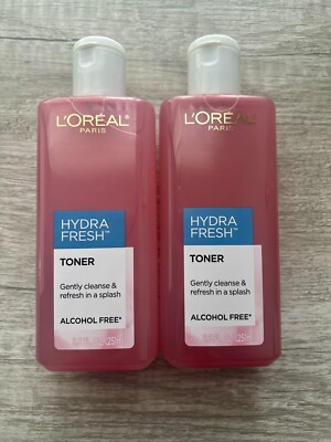 L'Oreal Paris 8.5oz Skincare HydraFresh Toner w/ Pro-Vitamin B5 for Face - Qty 2