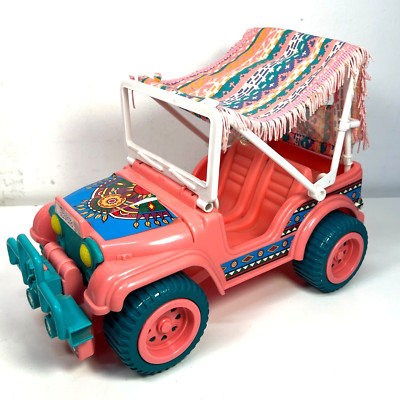 Very Rare 1987 Mattel - Barbie Western Fun Desert Ride Jeep Truck 100% Complete