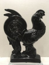 Fostoria Ebony Black Chanticleer - Very Rare!!