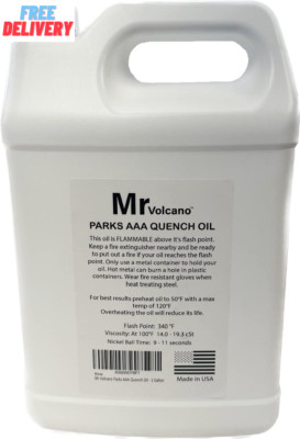 AAA Quench Oil Used for Heat Treating Knives and Tools - 1 Gallon - Ideal for Kn