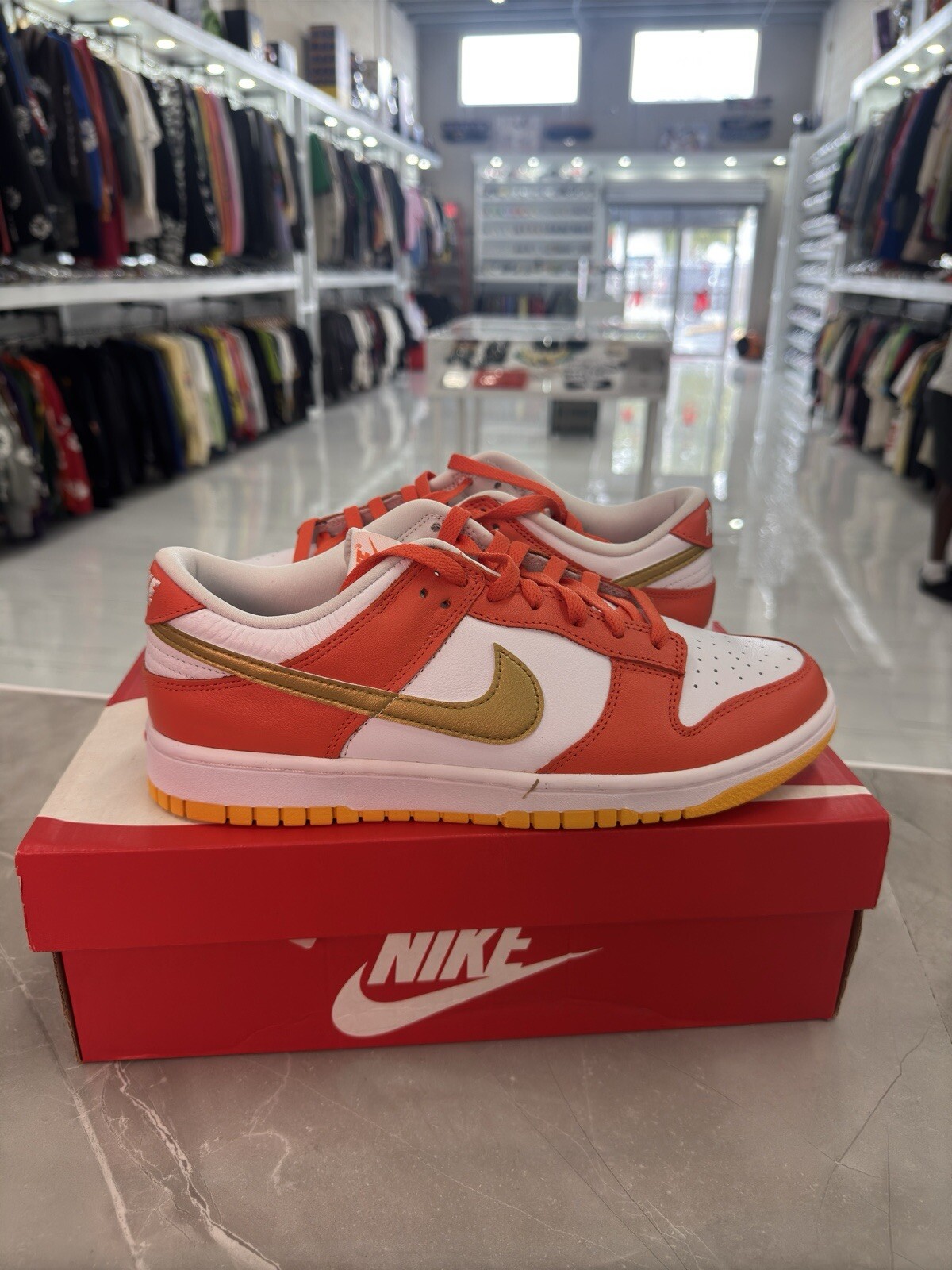 ✅Nike Dunk Low - Orange University Gold✅
