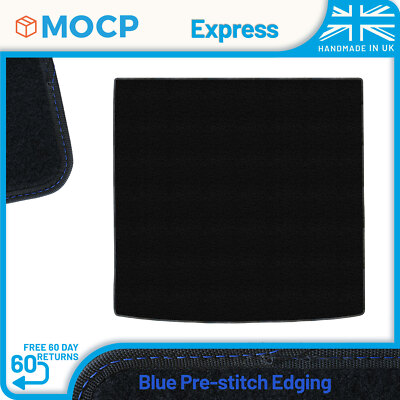 Express with Blue Pre-Stitch Trim Boot Mat to fit Volkswagen EOS 2006-2015