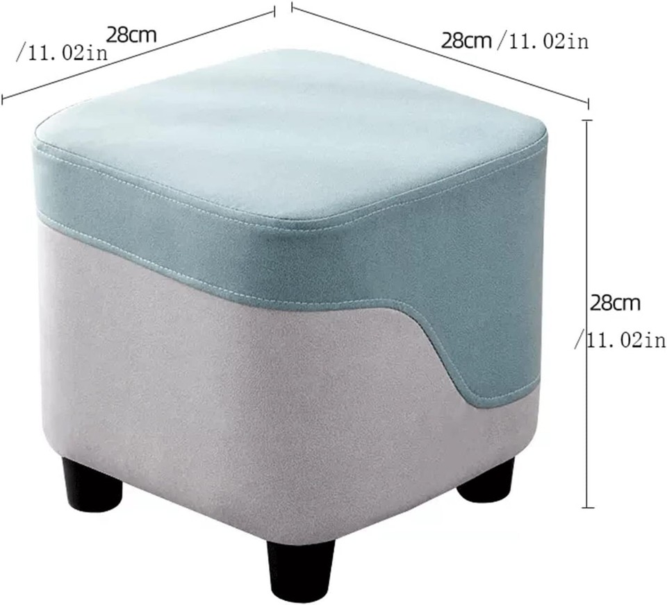 Foot Rest Sofa Stool Household Small Stool Creative Stitching Pattern ...