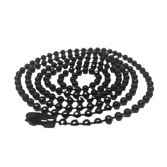 Ball/Grano Negro Cadenas para hacer joyas