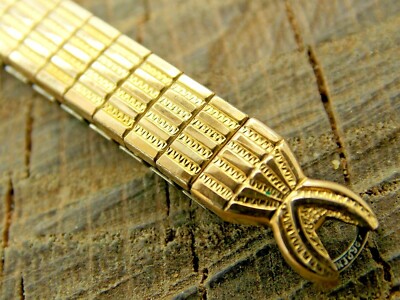 Speidel USA Vintage Expansion Rolled Gold Plate C-Ring Watch Band Unused NOS