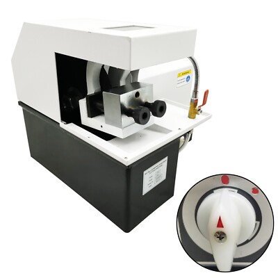 220V Manual Metallurgy Specimen Cutter Metal Sample Cutting Grinding Machine