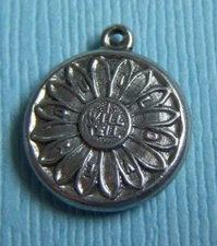 Vintage JMF Daisy I Will Tell You I Love You sterling charm
