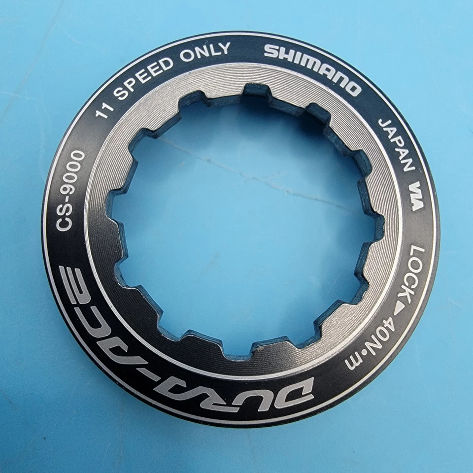 NEW Shimano Dura-Ace CS-9000 Lock Ring / Spacer For 11 Speed Cassette   e6 - Image 2 of 4