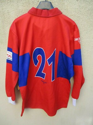 Maillot De Rugby Vintage Force XV – R.C. Arras – N°21 – Taille XL – France Telecom