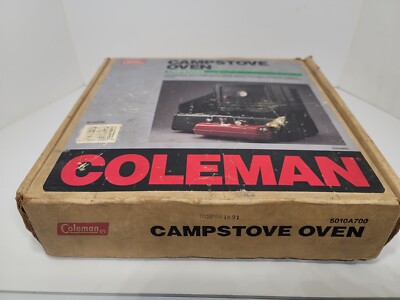 Vintage Coleman Fold-Away Camp Oven Model 5010A700 with Original Box