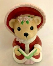 Russ 4" Girl Bear with Book Figurine