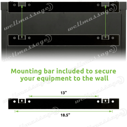 6RU 9RU 12RU 19" in Wall Mount Cabinet Server Rack Data Network Comms 450mm Deep - Picture 10 of 16