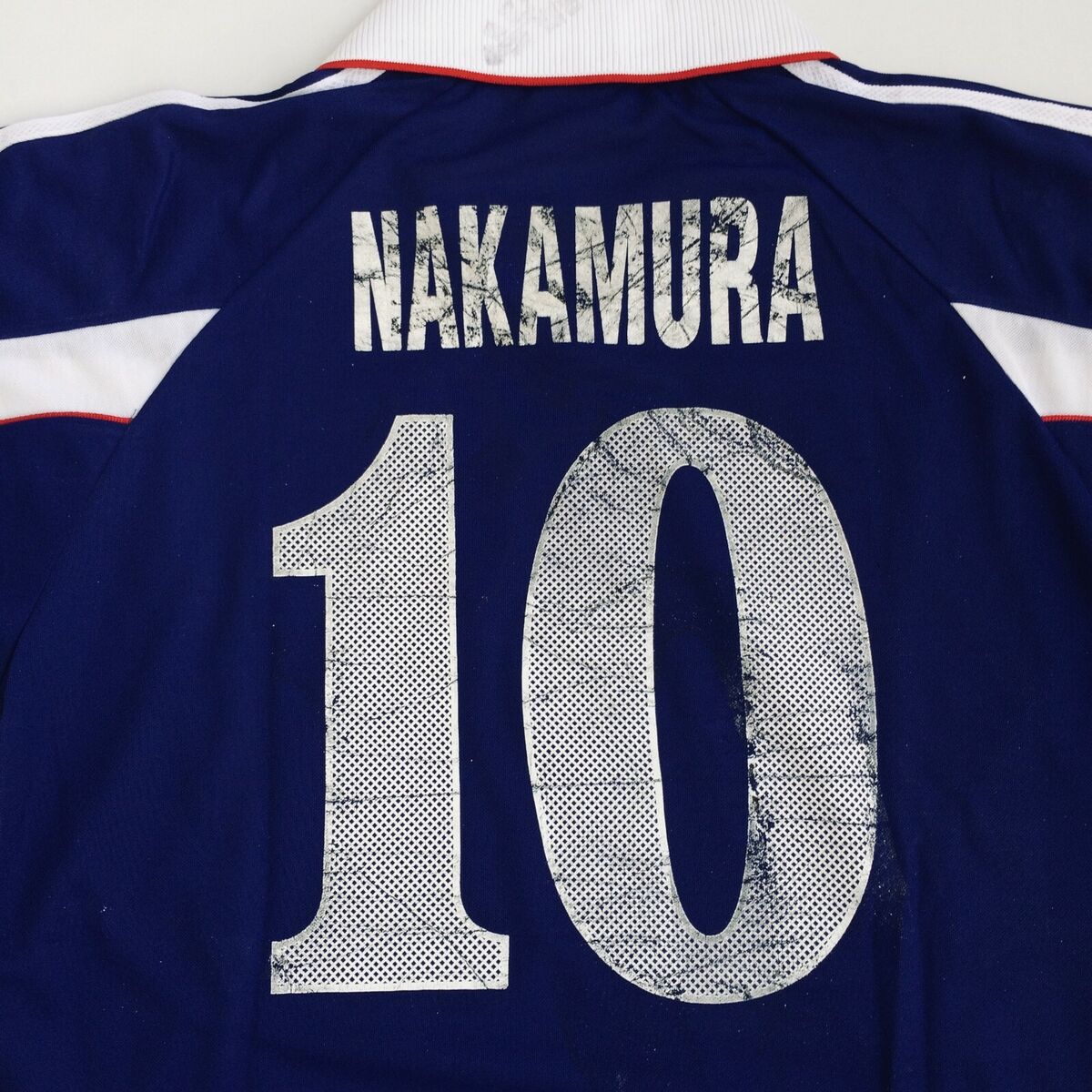 Original Adidas Japan Home 1999-2000 Player Issue #10 NAKAMURA