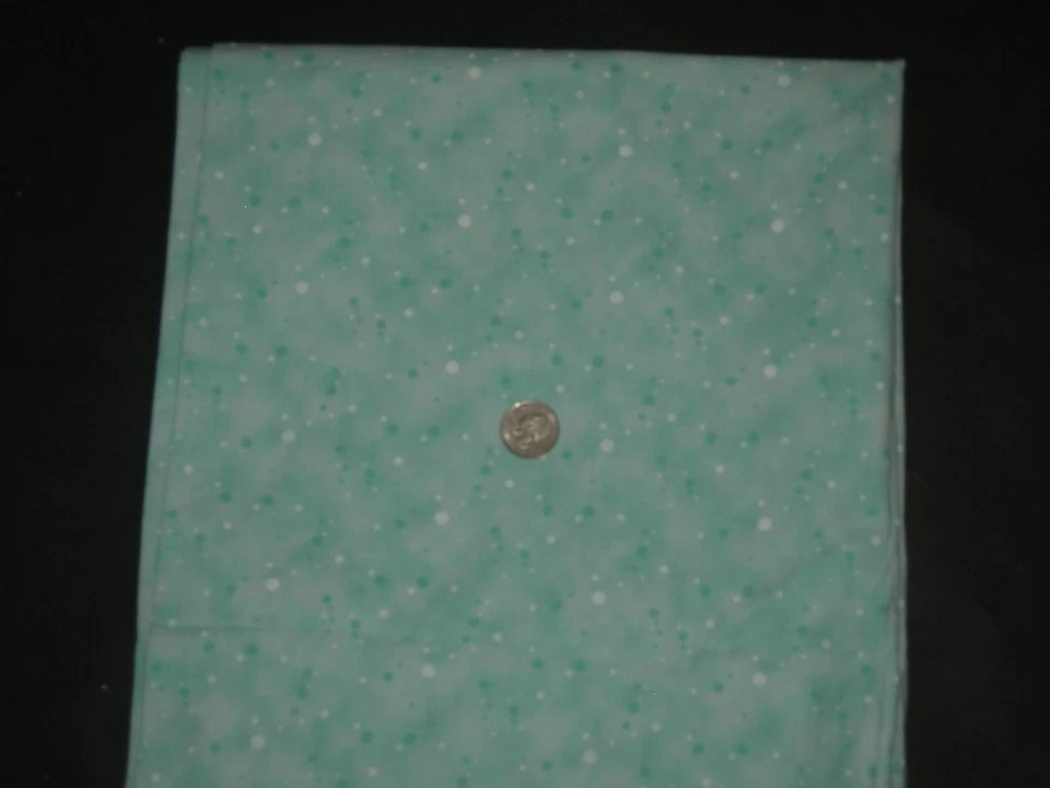 Tela de algodón aguamarina lunares acolchado abstracto material multiuso 1Yd 28 pulgadas Foto 3 de 4