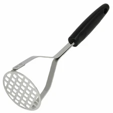 Chef Craft Stainless Steel Small Hole Hand Potato Masher