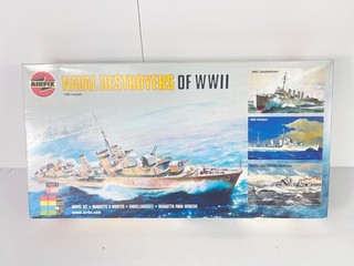 Airfix 05204 1:600 Scale Naval Destroyers of WWII Plastic Model Kit