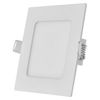 Led Deckenleuchte 7W 480Lm Emos Quadratisch Flach Weiß 4000K Einbauleuchte