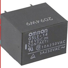 Omron G5LE-14DC24 DIP Power Relay, 10A, 24VDC