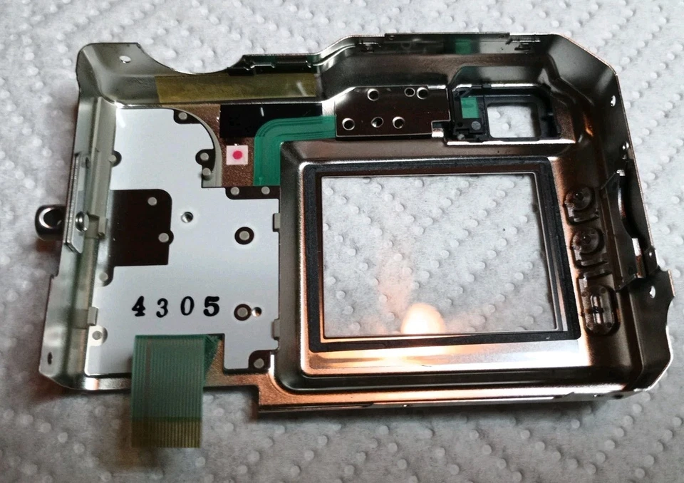 Casio Exilim EX P600 cubierta/marco trasero Foto 4 de 4