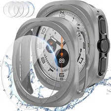 Haojavo [2+4 Pack] for Samsung Galaxy watch Ultra 47mm, Gray+Gray 