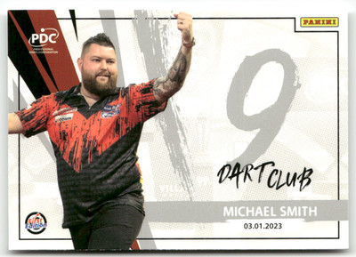 Panini 2024 PDC World Championship 2025 Darts NINE-14 Michael Smith 9 Dart Club