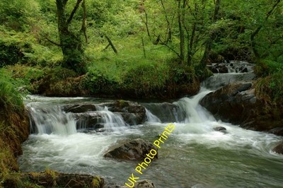 Foto A2 Nant Gwernol Wasserfall, Gwynedd Abergynolwyn nach einer Perio c2012 gesehen