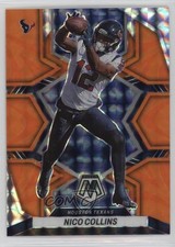 2022 Panini Mosaic Reactive Orange Mosaic Prizm Nico Collins #78 06xp