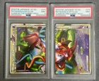 PSA 9 Rayquaza & Deoxys Legend 074/080 075/080 1st Set Pokemon Card Japanese